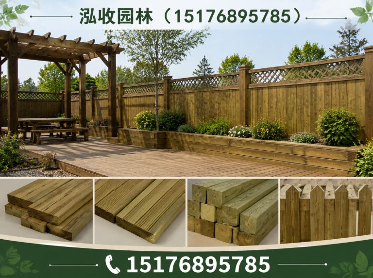 深圳防腐木展示图